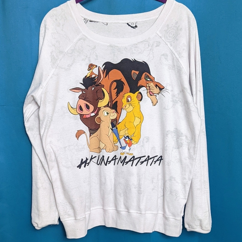 THE LION KING Official Disney Reversible Long Sleeve Shirt